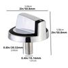 Stability 5pcs Stove Control Knob Replacement for Whirlpool Range Oven Burner