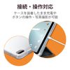 Elecom dtab Compact d-52C Flap Case Clear Back Soft Leather Material 2 Angle Stand Black TB-L221WVBK