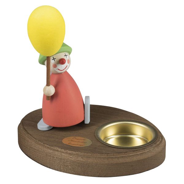 Saico Candlestick, Wood, Coloured, groß