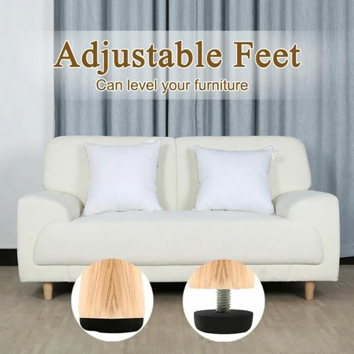 10 piece screw in furniture table and chair sliding leveling foot adjuster (M6), adjustable table and chair leveling foot sliding, suitable for tables, chairs, stools, furniture legs, cabinets