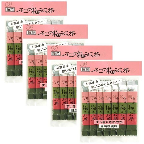 Fuji Foods Co., Ltd. Fujino Plum Kobucha Stick (0.08 oz (2 g) x 10 x 4 Bags