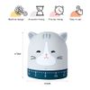 Mlysnd Kitchen Timer - Mechanical Countdown Timer with Loud Alarm, Suitable for Baking, Cooking and Learning (67x60x60mm, Cat)