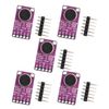 Jopto 5PCS MAX9814 High Performance Electret MIC Microphone Amplifier Module Auto Gain Control Compatible with Arduino