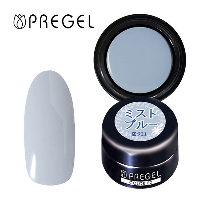 PREGEL Pregel Color EX Gel Nail Color Gel 921 Mist Blue 3g Nail supplies specialty store