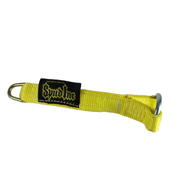 Spud Yellow Strap Loading Pin for Olympic Weight Plates. Use for LAT Pulldowns and More (12 inches Long)