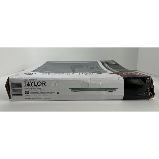 Taylor Body Composition Scale Silver in Sealed slightly damaged box