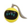Interactive Cat Ball Toy Set, Fun Tracker, Automatic Rolling Chase Ball with Fluffy Tail, A Small Mice, Rechargeable (Yellow)