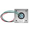 Push to Exit Button with LED Indicator Light for Door Access Control System Zinc Alloy Shell Square Shape