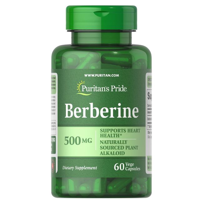 Puritan's Pride Berberine 500 mg-60   Capsules