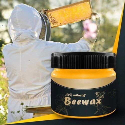 Beeswax Wood Seasoning Beeswax Complete Solutions Furniture Beeswax Care Chair Cabinet Door Waterproof Wax Polishing (5 Packs(80g*5))