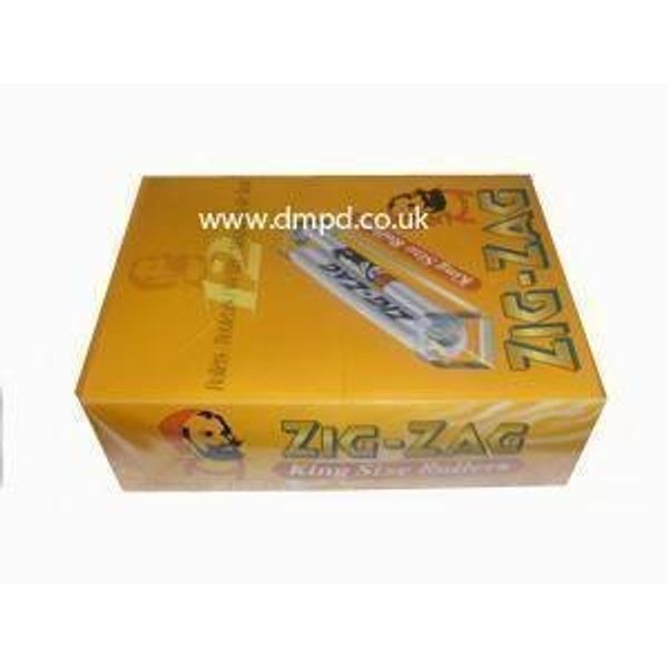 Zig Zag Rolling Machine King Size Box Of 12 Rollers