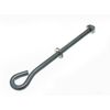 2 x Eye Bolts with Nuts & WASHERS M10 X 200MM Part Threaded BZP