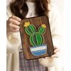 BAZIMA DIY String Art Kit for Beginner, DIY Cactus Potted Craft Kit,Unique Gift,Craft Kit for Holidays