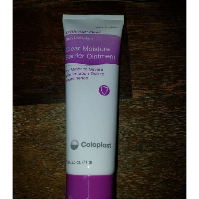 💜(2)Tubes of Coloplast Critic-Aid Clear Moisture Barrier Ointment 2.5oz 05/2024