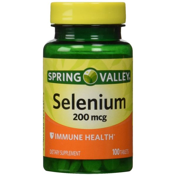 Spring Valley - Selenium 200 mcg, 100 Tablets