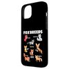 Fox Breeds Cute Kawaii Fox Animals Educational Case for iPhone 15 Plus
