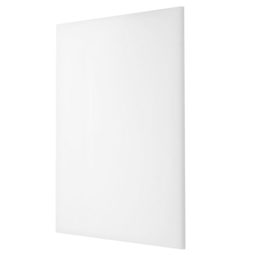 MECCANIXITY UHMW Sheet Ultra High Molecular Weight Polyethylene Sheet, 1/8" Thick Hard HDPE Plastic Sheet Board for DIY Craft 10" x 10" White