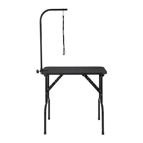 VEVOR Pet Grooming Table Arm with Clamp, 32''x18'' Dog Grooming Station, Foldabl