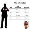 YARDMARIS Chainsaw Gloves, 12-Layer Chainsaw Protection on Left Hand, Touchscreen Safety Logging Gloves, Upgrade Microfiber