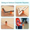 2-Pack Tall Stair Gauges for Framing Square Attachment Jigs for Stair Layout