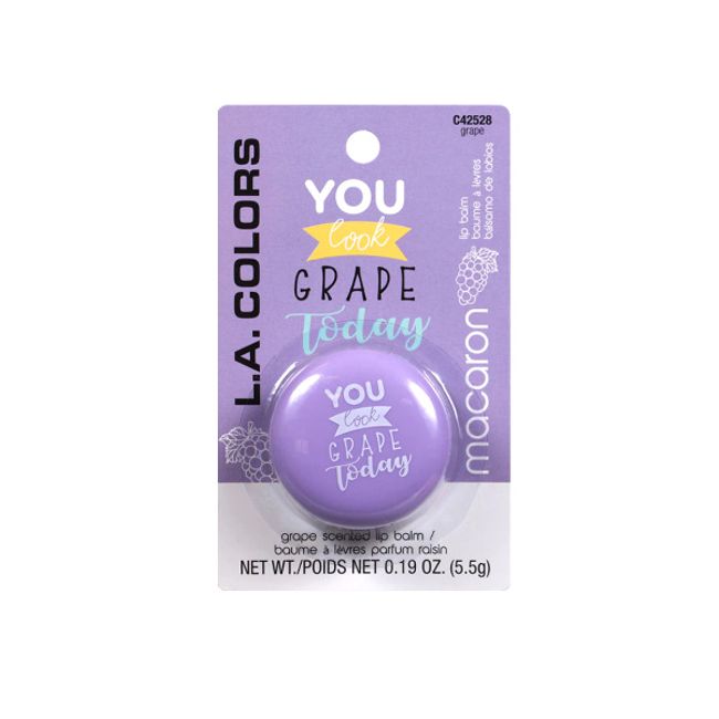 LA Colors Macaron Lip Balm #C42528 Grape