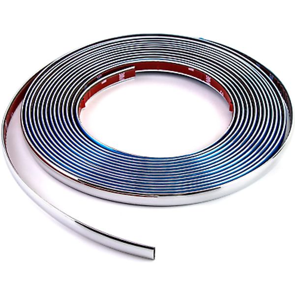 Automotive Chrome Trim Molding, 1/2 Inch Wide 26FT DIY Moulding Trim Strip Line