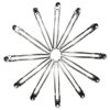 Hair Tools Silver Control Clips 12 pack silver