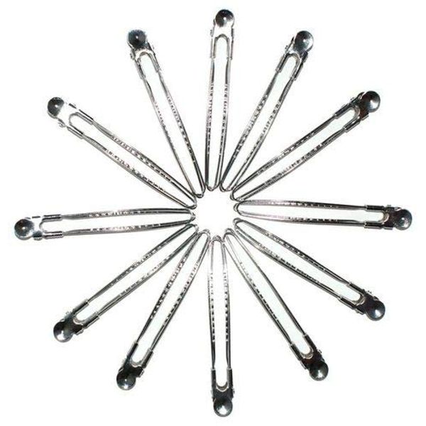 Hair Tools Silver Control Clips 12 pack silver