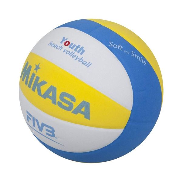 Mikasa Ball Sbv Youth Beachvolleyball, Blau/Weiß/Gelb, 5, 1629