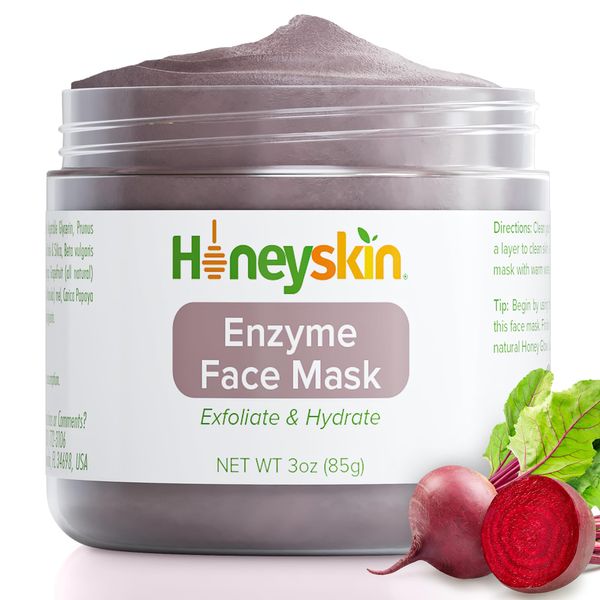 Organic Papaya Enzyme Face Mask - Hydrating Face Mask Skin Care - Deep Pore Cleanser - Moisturizing Face Mask - Exfoliating Face Mask - Natural Skin Mask with Kaolin Clay and Bentonite Clay Mask (3oz)