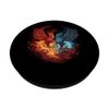 Phoenix Artwork Mythical Bird Rejuvenation Phoenix Rising PopSockets Adhesive PopGrip