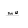D.RECT 104H Punch Stop Rail with Format Specifications 40 Sheets