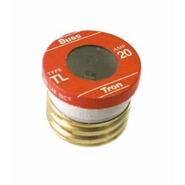 Bussmann TL-20PK4 20 Amp Time Delay, Loaded Link Edison Base Plug Fuse, 125V UL Listed, 4-Pack