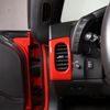 2PCS ABS Red Side Air Vent Frame Trim Cover For Corvette C6 2005-2013