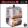 Quttin 8433774683285 Coffee Maker, 6 Cups, Aluminium
