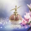 GECOMO Puff Loose Powder, Anti-shining, Makeup Crumble Prevention, Loose Powder, Setting Powder, Ballet Image, Transparency, Waterproof, Pores Inconspicuous, Soft Focus Effect, Concealer Foundation, Ivory White, Natural Color, Cherry Blossom Powder, Trans