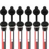 RUNCCI-YUN 6PCS USB-C Pigtail Cable Extension - Waterproof, Panel Mount, 3A Charger