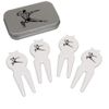Azeeda 'Body Builder ' Golf Divot Tool/Repair Fork Gift Set (GO00060749)
