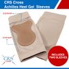 CRS Cross Achilles Heel Sleeve - Premium Padded Compression Gel Sleeve/Sock for Cushion & Protection of Haglunds Bump, Achilles Tendonitis, and Bursitis (One size fits most)
