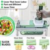 Vegetable Chopper, Mandoline Slicer, Veggie Chopper with 8 Blades, Onion Dicer C