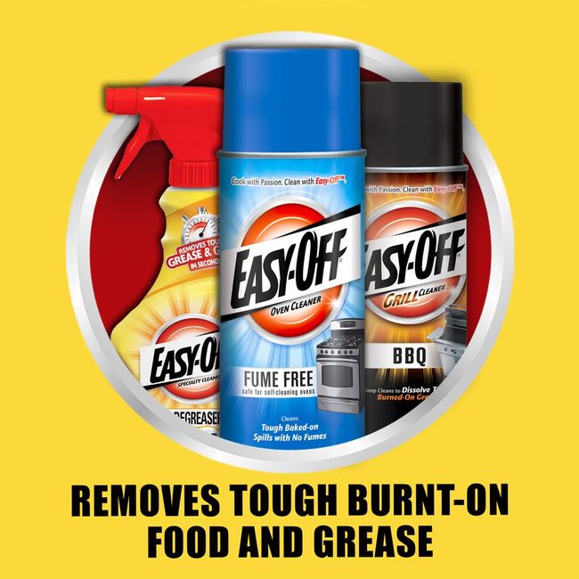 Easy-Off Heavy Duty Oven Cleaner, Regular Scent 87 oz (6 Cans x 14.5 oz)  Fresh Scent 14.5 Fl Oz (Pack of 6)