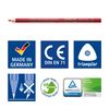 Staedtler - Noris Colour 185 - Double Layer 24 Colour Wopex Crayons Cardboard Case Assorted Colours