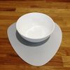 Pebble Shaped Placemat Set - Light Grey - Set of 4