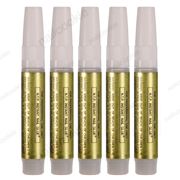 Japanese Gold Glue 2g x 5 / NTP Nail Glue / Imported Light Glue