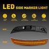 For 2015-2023 Chrysler 300 Front Bumper Side Marker Lights Amber Left & Right 2X