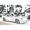 Aoshima Bunka Kyozai The Snap Kit Series No.CM2 Initial D Keisuke FD 1/32 Scale Color-coded Plastic Model