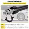 Inner Tie Rod Installation Kit, Includes 13 Crowfoot Adapters, Durable 1/2 In. D