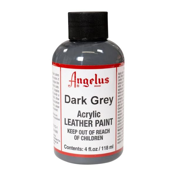 Angelus Leather Paint 4 Oz Dark Grey