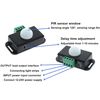 DC 12V 24V PIR Sensor LED Motion Sensor Switch,Body Infrared Sensing Controller for Timer Flexible LED Automatic Light Strips, 2Pack