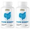 Pure Digest- Digestive Support- 2 Bottles- 120 Capsules